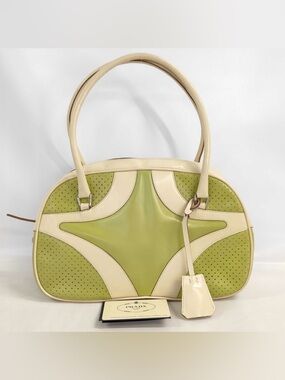 Vintage Prada Vitello Drive Bowler Bag
